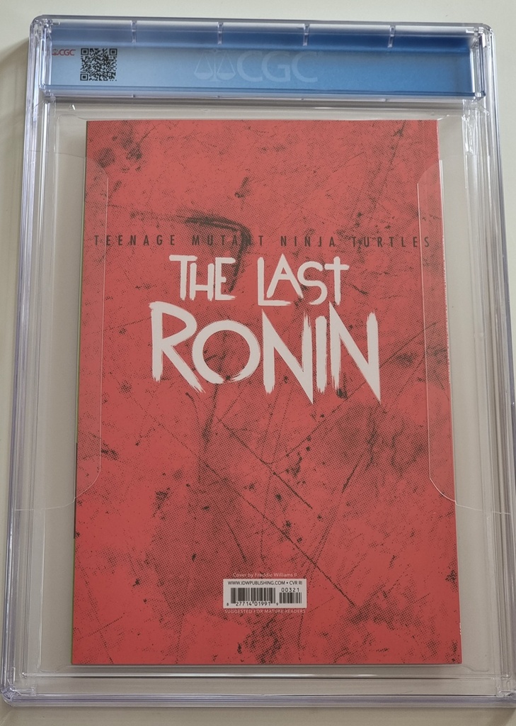 Teenage Mutant Ninja Turtles: The Last Ronin #3 of 5 (CGC - 1:10 Freddie Williams Variant Cover)