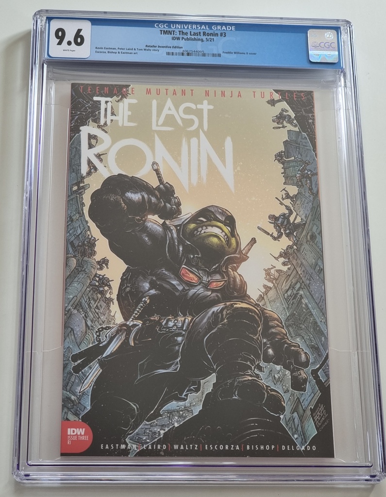 Teenage Mutant Ninja Turtles: The Last Ronin #3 of 5 (CGC - 1:10 Freddie Williams Variant Cover)