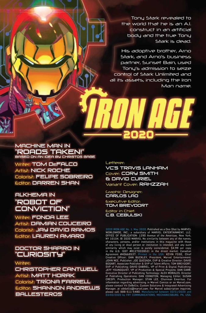 2020: Iron Age #1