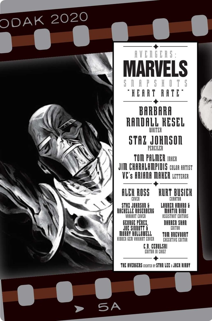 Avengers: Marvels Snapshot #1 (Staz Johnson Variant)