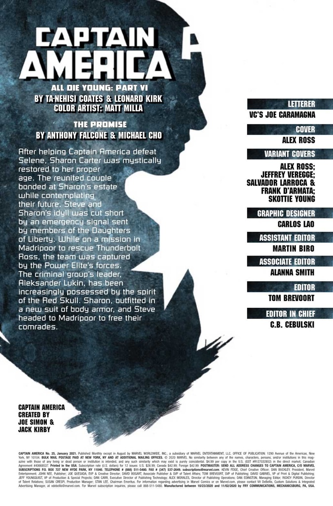 Captain America #25
