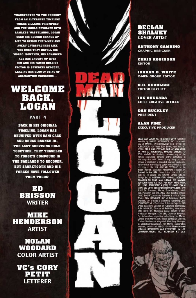 Dead Man Logan #10 of 12