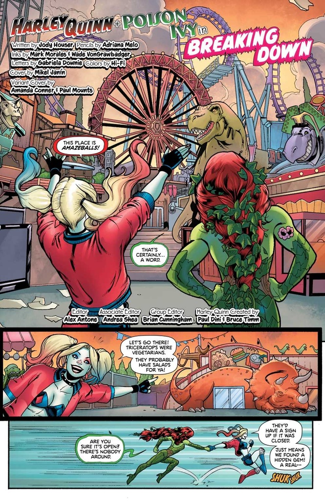 Harley Quinn & Poison Ivy #4 of 6 (Card Stock Poison Ivy Variant Edition)