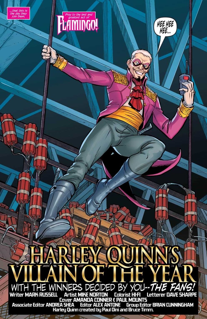 Harley Quinn: Villain Of The Year #1 (Blank Variant Edition)