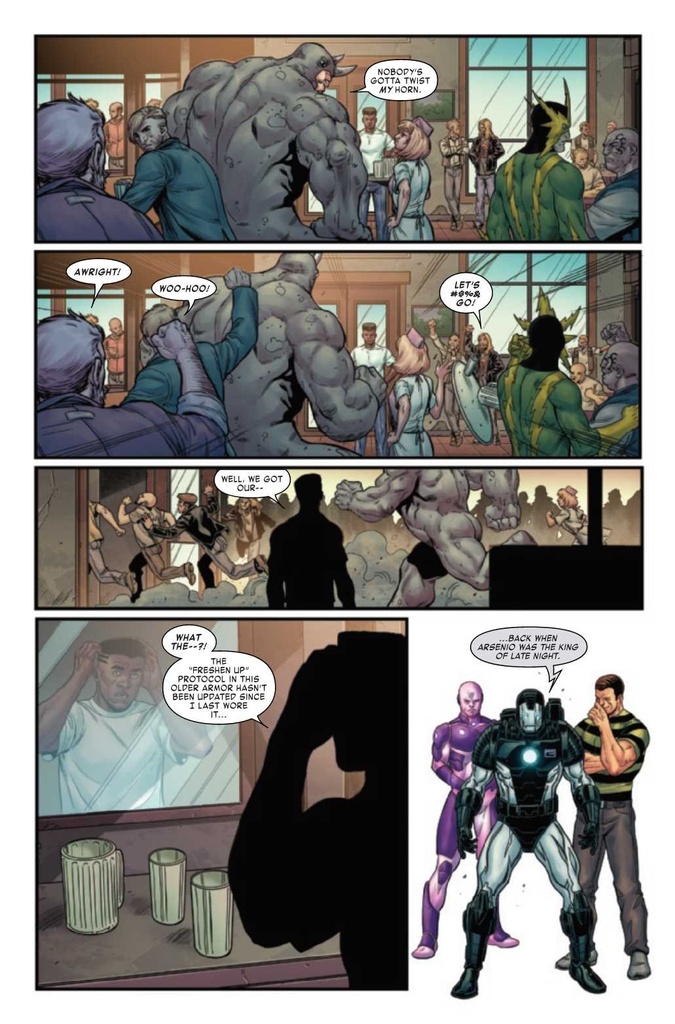 INVINCIBLE IRON MAN #19 SKOTTIE YOUNG BIG MARVEL VAR
