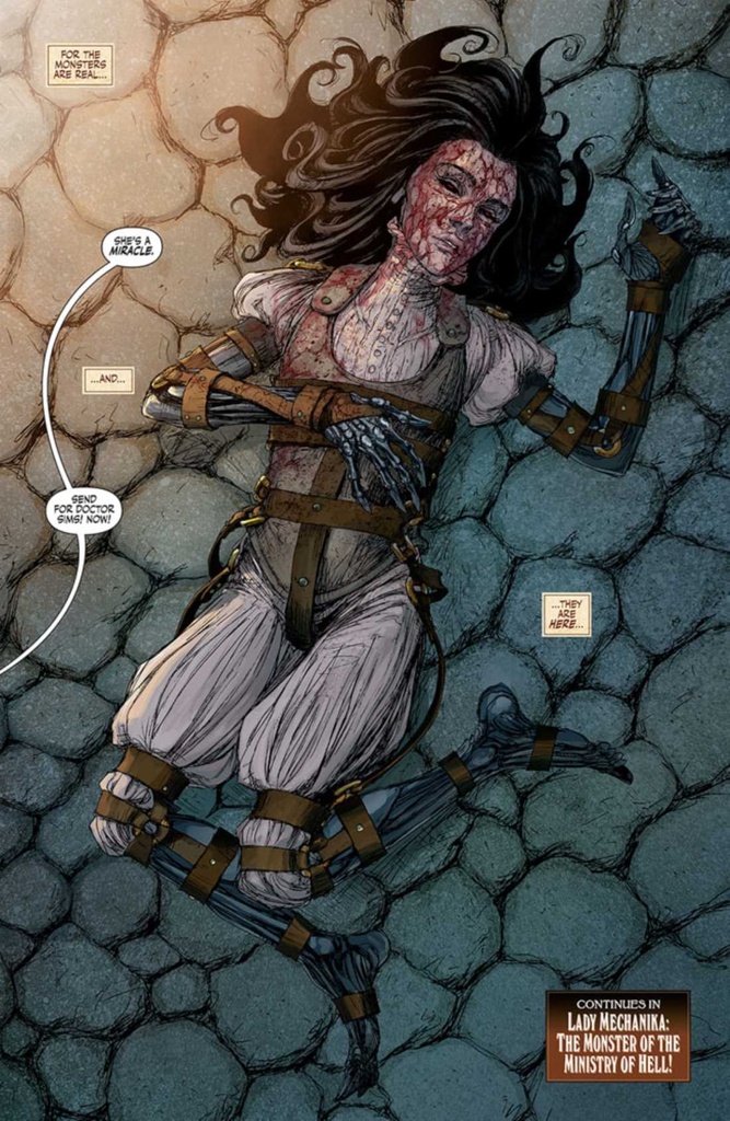 LADY MECHANIKA MONSTER OF MINISTRY #1 (OF 4) CVR A BENITEZ &