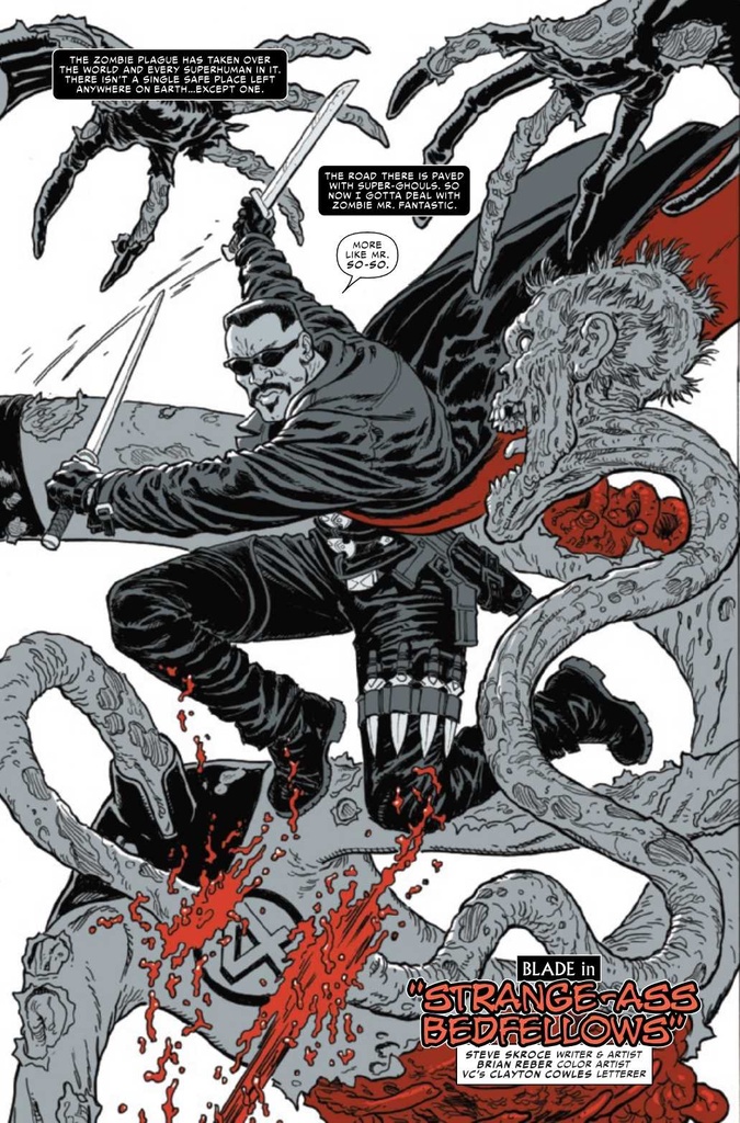 MARVEL ZOMBIES BLACK WHITE BLOOD #4