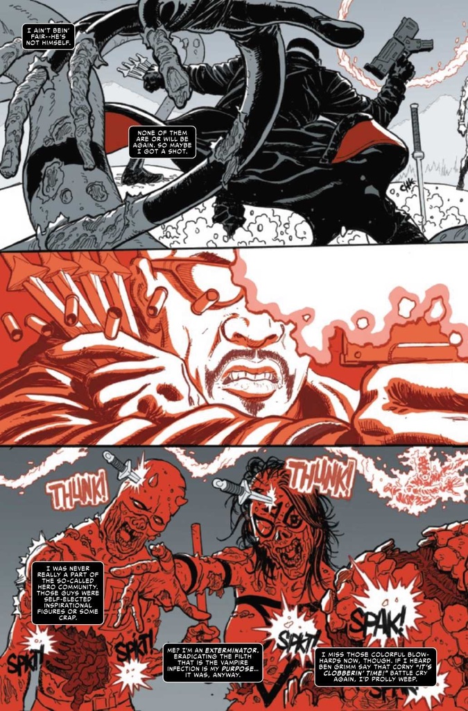 MARVEL ZOMBIES BLACK WHITE BLOOD #4