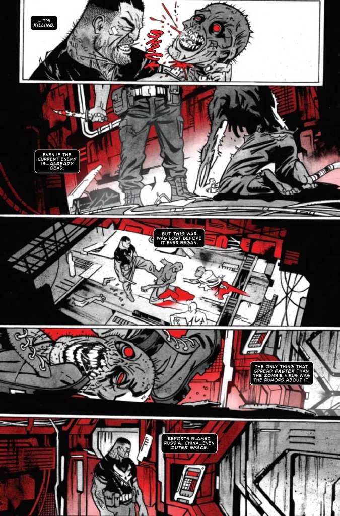 MARVEL ZOMBIES BLACK WHITE BLOOD #4