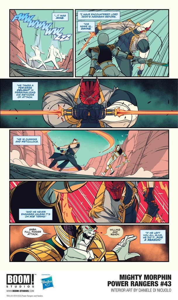 Mighty Morphin Power Rangers #43 (Foil Montes Variant)