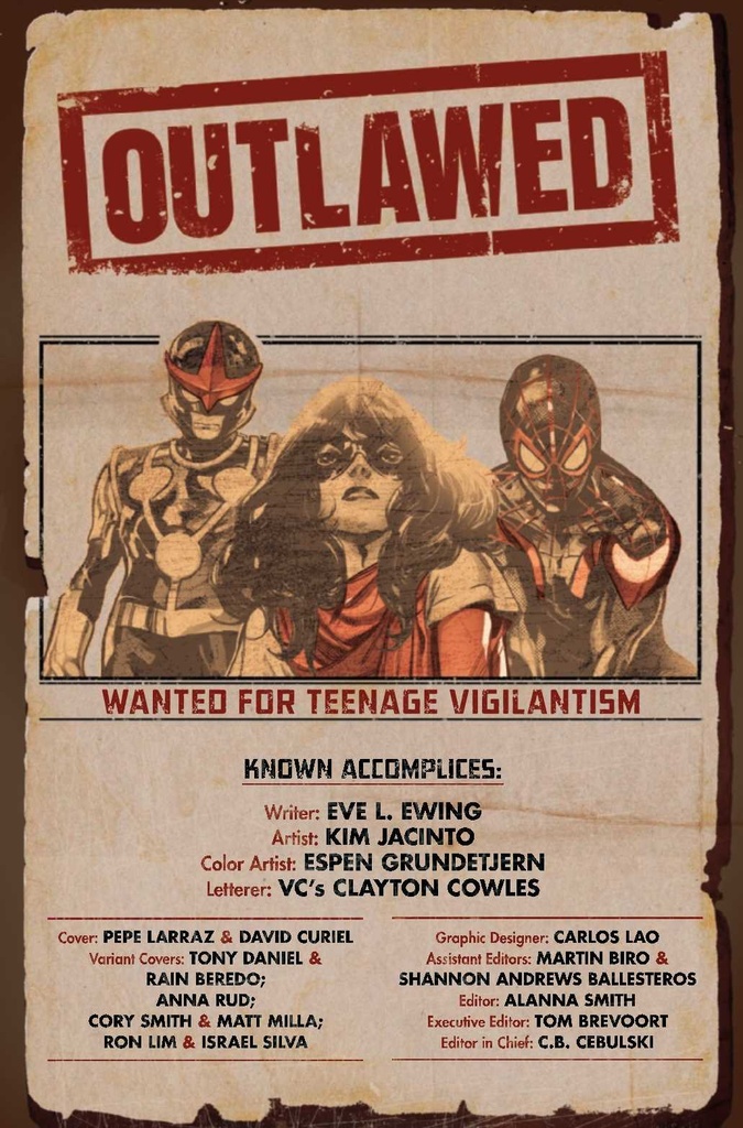 Outlawed #1 (Daniel Wraparound Variant)