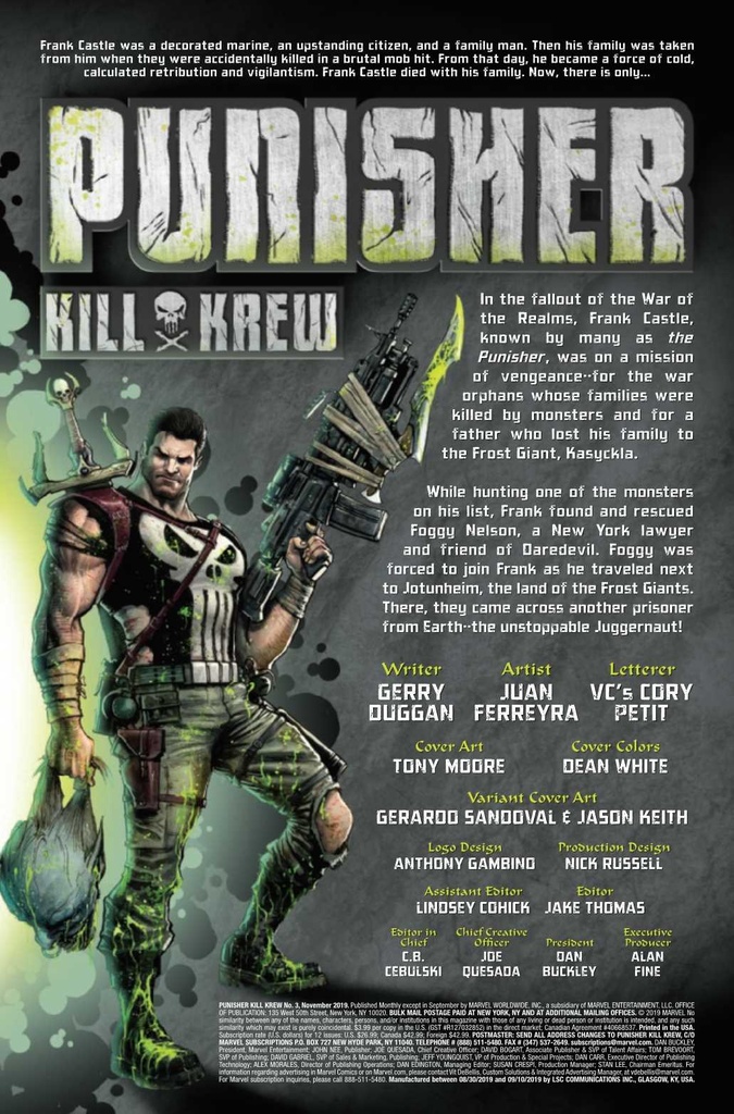 Punisher: Kill Krew #3 of 5