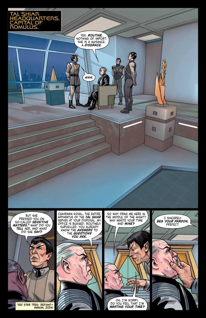 STAR TREK DEFIANT #17 CVR B BARTOK