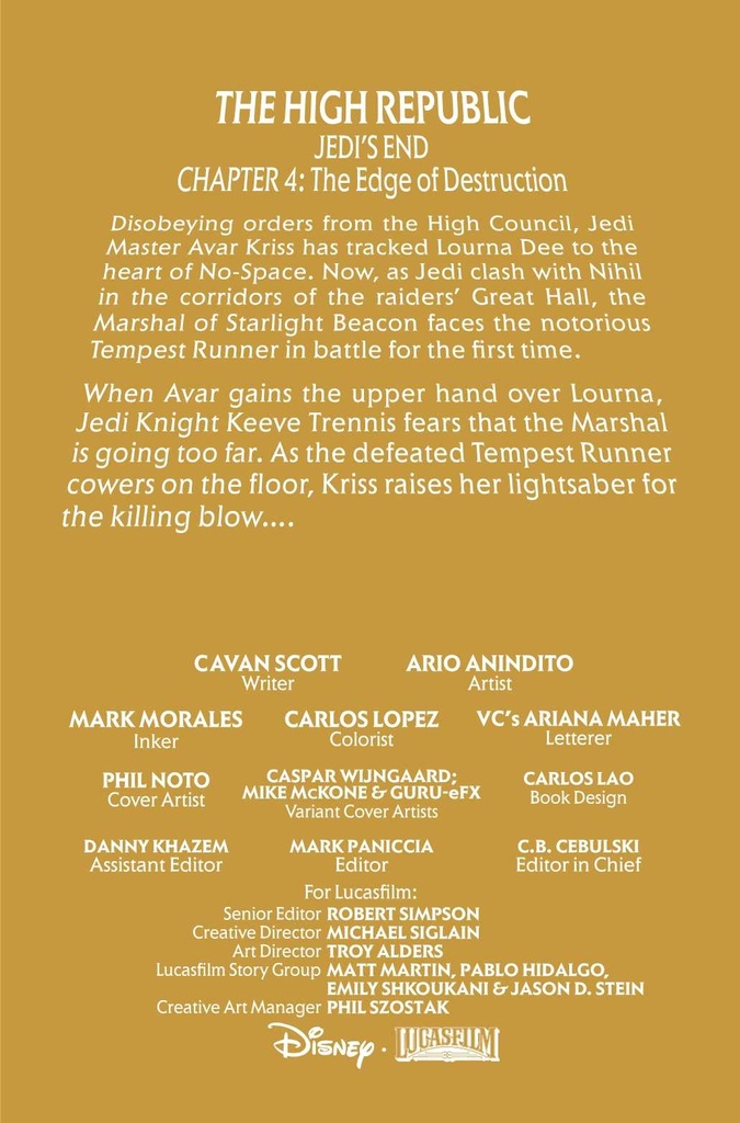 STAR WARS HIGH REPUBLIC #14