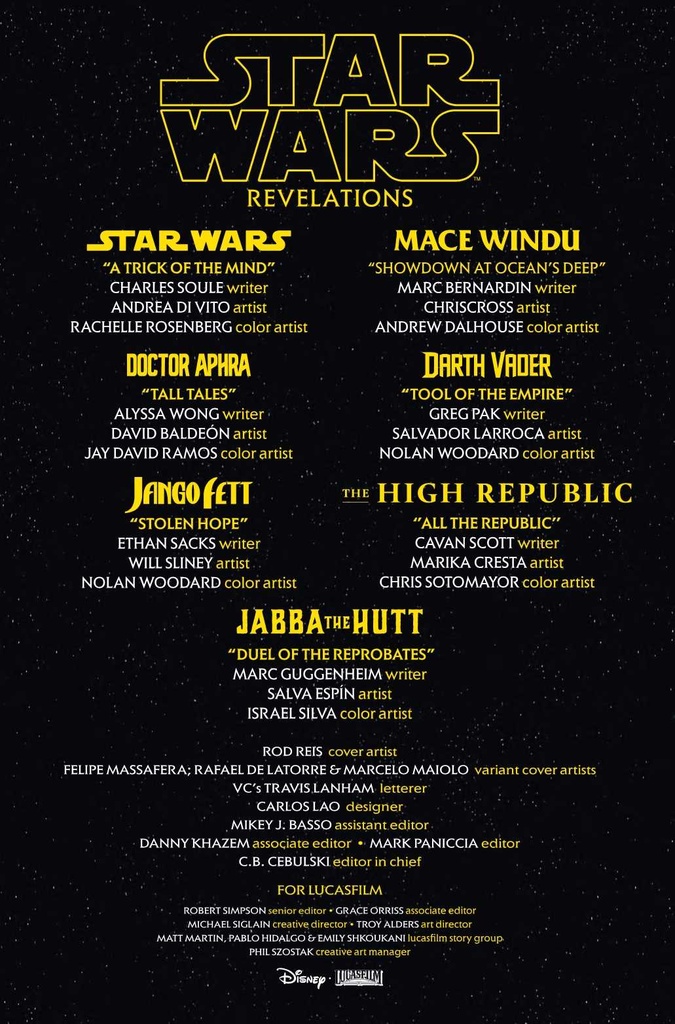 STAR WARS REVELATIONS #1