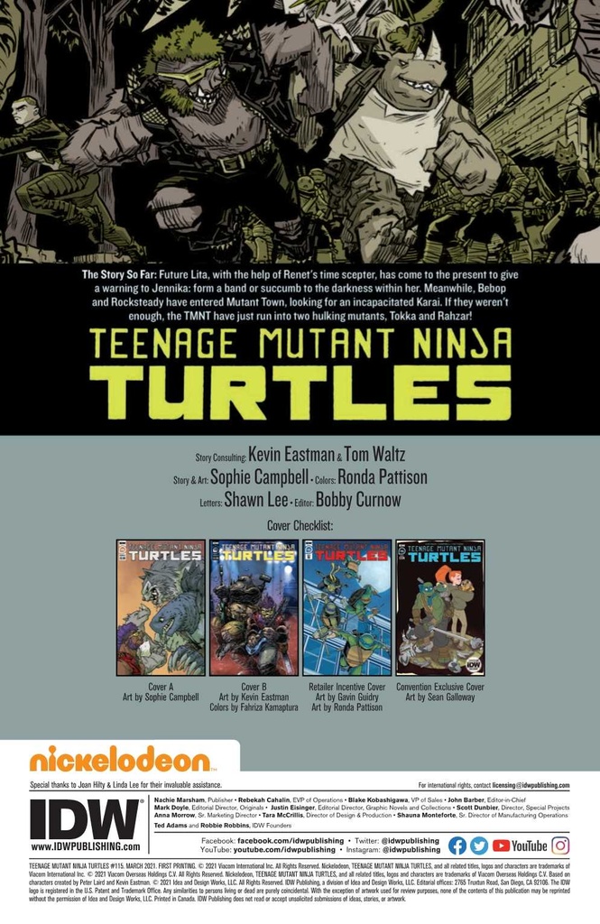 Teenage Mutant Ninja Turtles: Ongoing #115 (1:10 Gavin Guidry Variant)