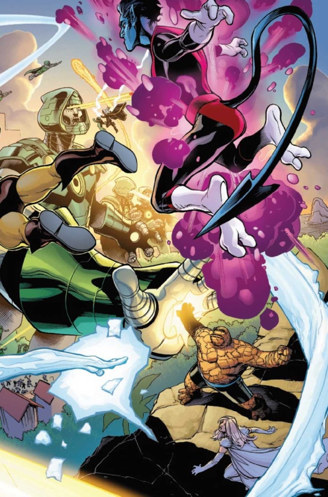 X-Men/Fantastic Four #4 of 4 (Brooks Connecting Variant)