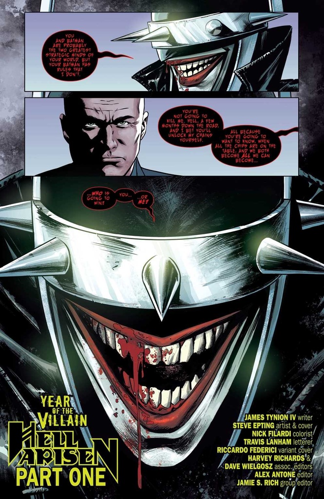 Year Of The Villain: Hell Arisen #1 of 4 (Variant Edition)