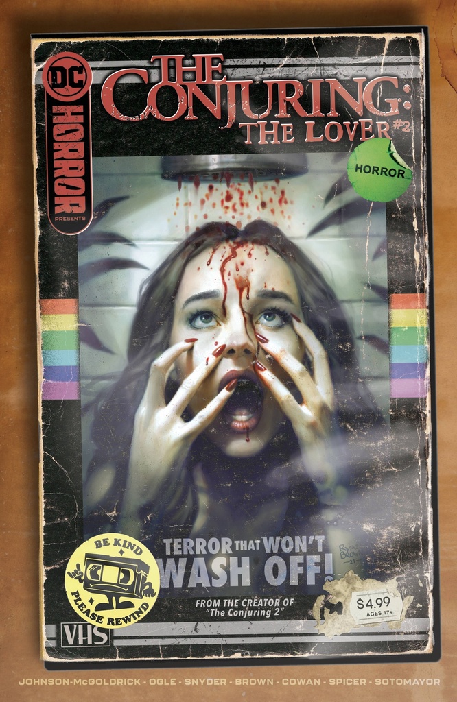 DC Horror Presents: The Conjuring: The Lover #2 (Ryan Brown VHS Card Stock Variant)