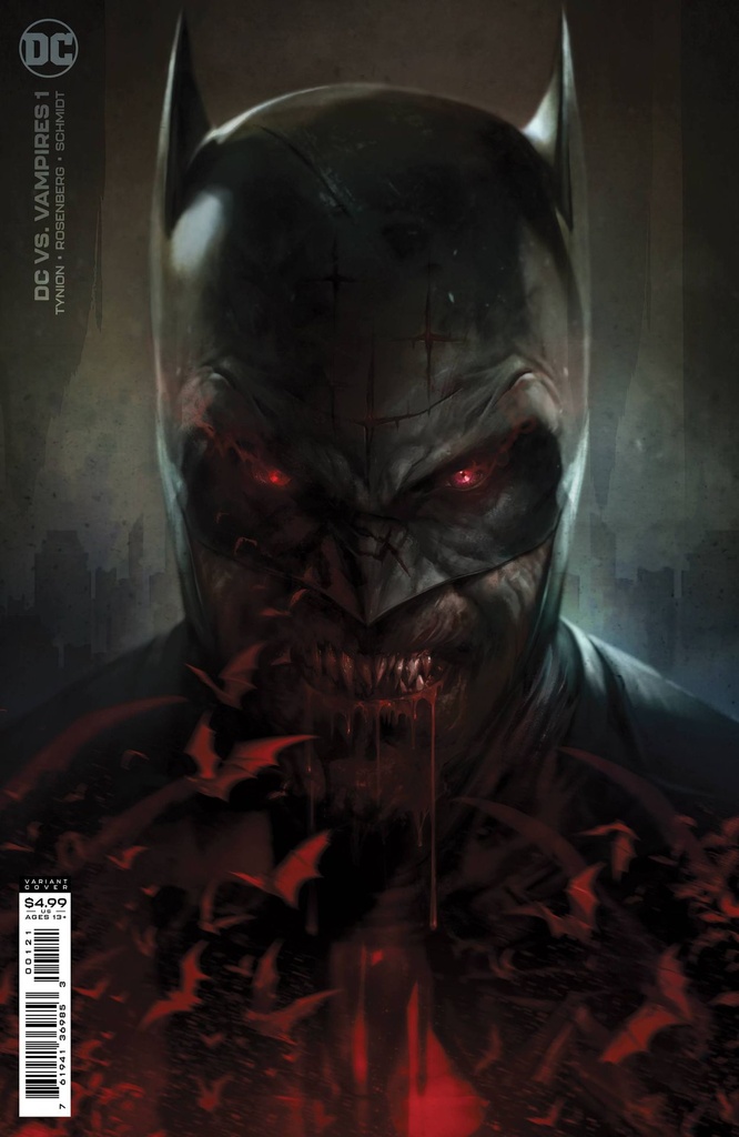 DC vs. Vampires #1 of 12 (Francesco Mattina Card Stock Variant)
