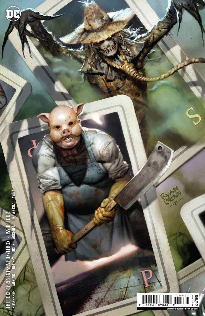 The Joker Presents: A Puzzlebox #4 of 7 (Cover B Ryan Brown Card Stock Variant)