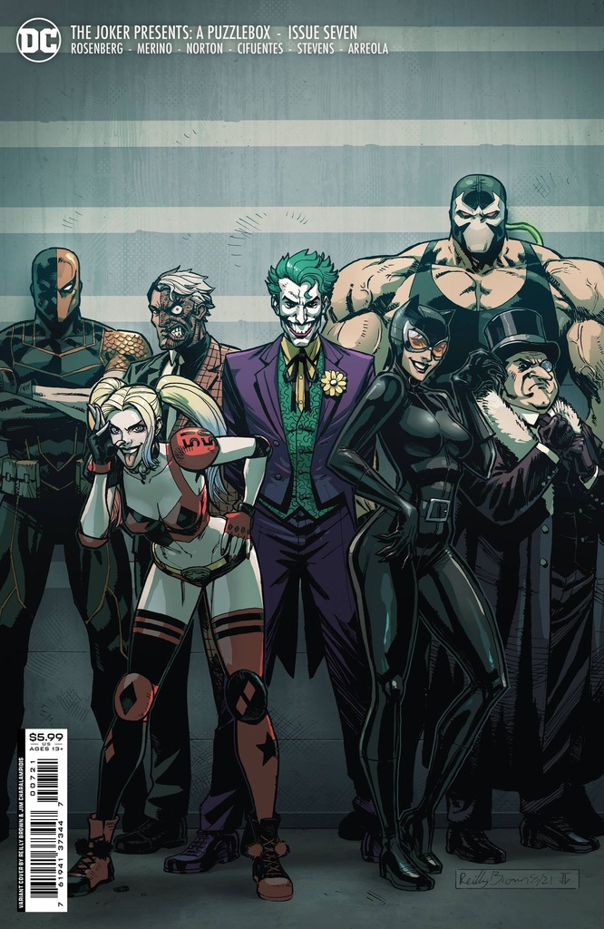 The Joker Presents: A Puzzlebox #7 of 7 (Cover B Reilly Brown Card Stock Variant)