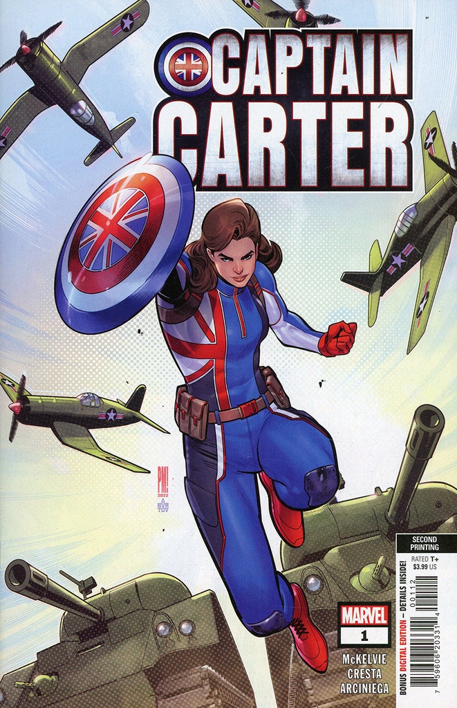Captain Carter #1 (2nd Printing Paco Medina Variant)
