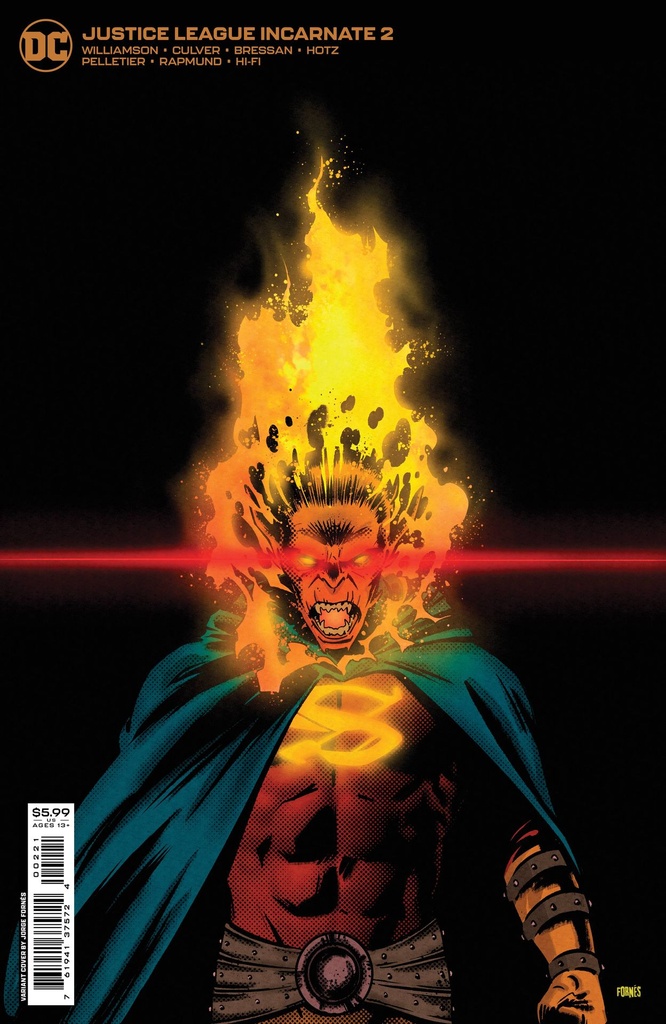 Justice League Incarnate #2 of 5 (Cover B Jorge Fornes Card Stock Variant)