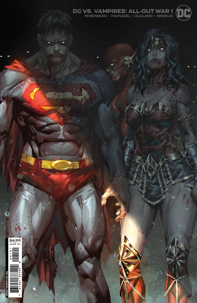 DC vs. Vampires: All-Out War #1 of 6 (Cover B Kael Ngu Card Stock Variant)