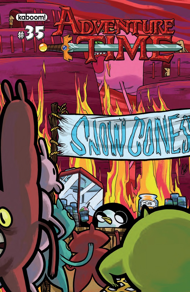 Adventure Time #35 (Cover B Mychal Amann Subscription Variant)
