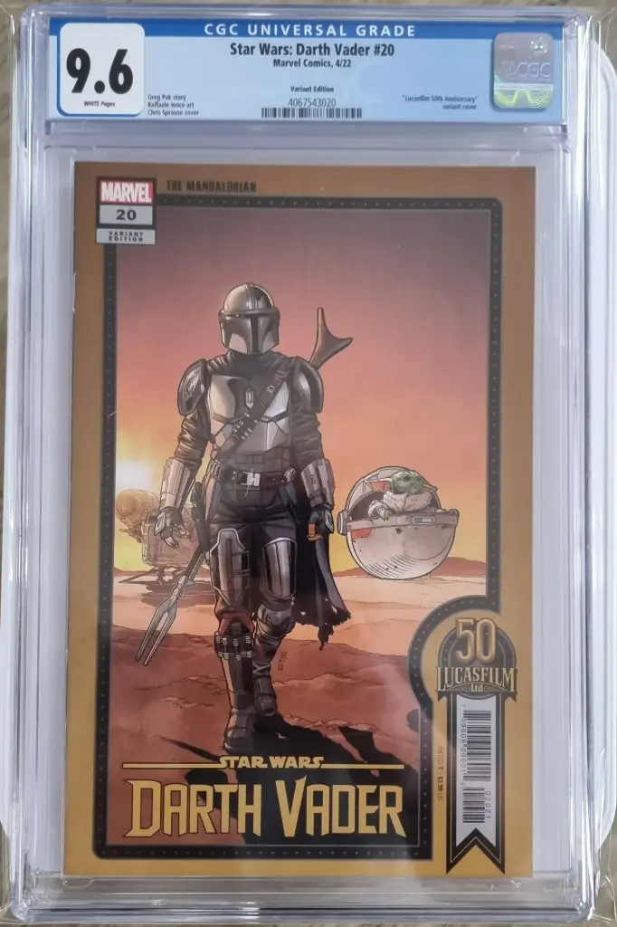 Star Wars: Darth Vader #20 (CGC 9.6 - Chris Sprouse Lucasfilm 50th Anniversary Variant)
