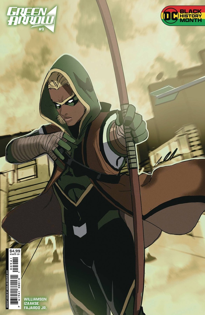 Green Arrow #9 (Cover C Nikolas Draper-Ivey Black History Month Variant)