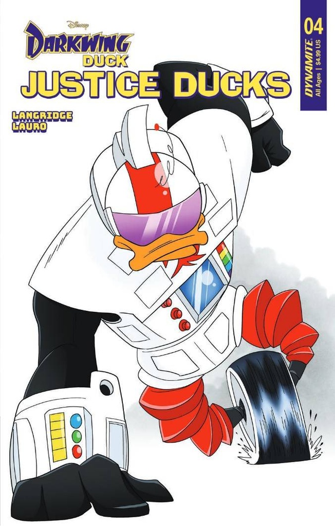 Justice Ducks #4 (Cover D Trish Forstner Color Bleed Variant)