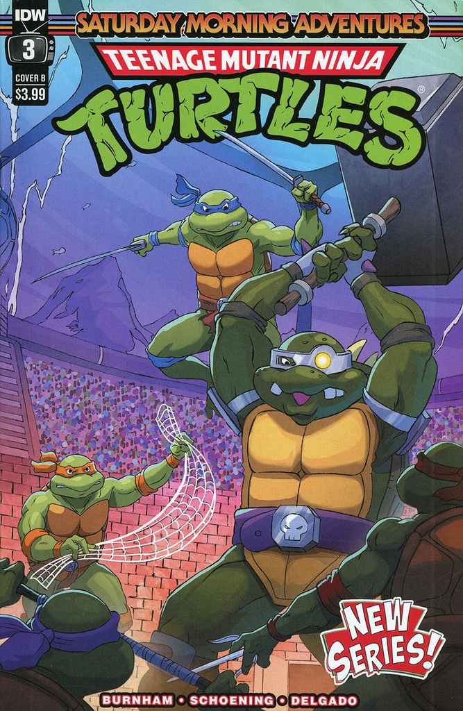 Teenage Mutant Ninja Turtles: Saturday Morning Adventures Continued #3 (Cover B Dan Schoening)