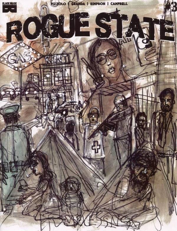 Rogue State #3 (Cover E Chuck D)