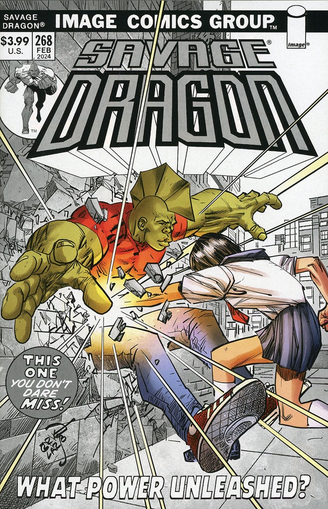 Savage Dragon #268 (Cover B Erik Larsen 70s Trade Dress Variant)