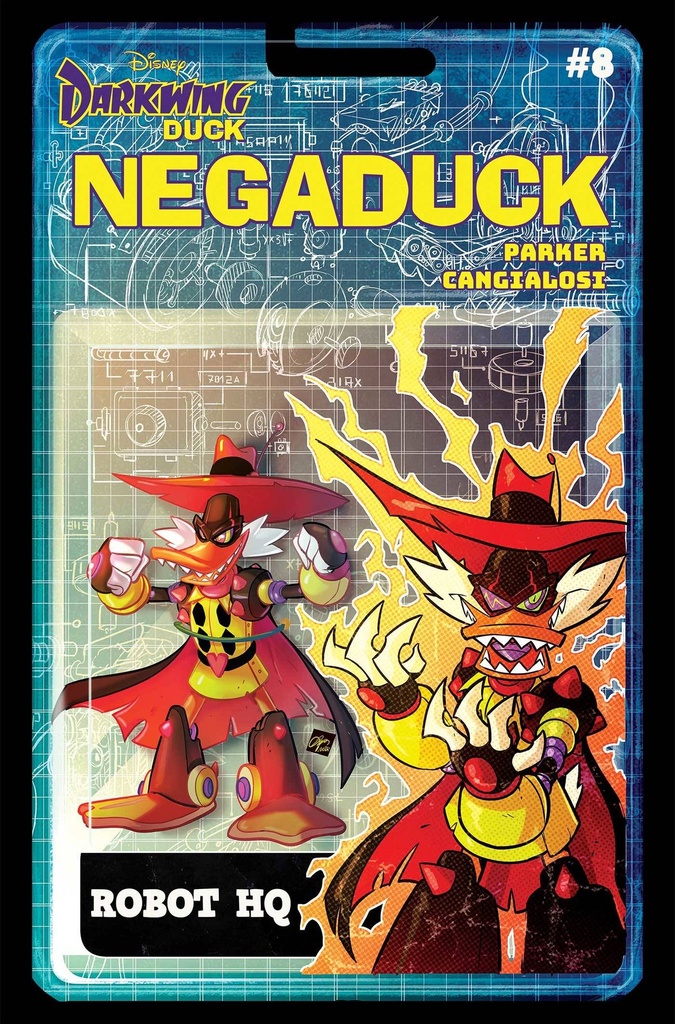 Negaduck #8 (Cover E Action Figure Variant)