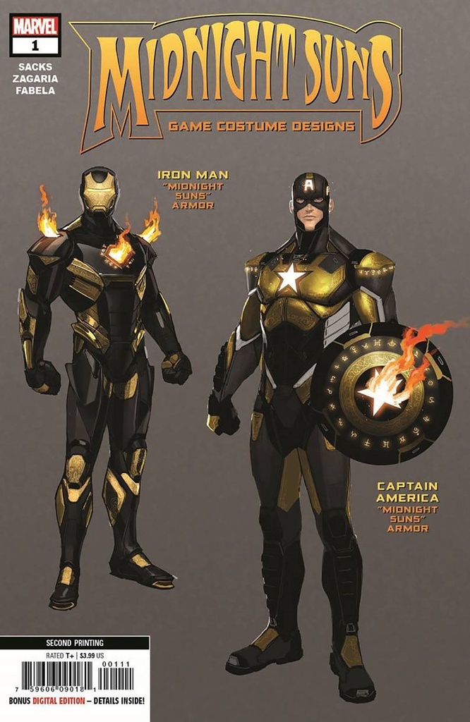 Midnight Suns #1 of 5 (2nd Printing Game Variant)