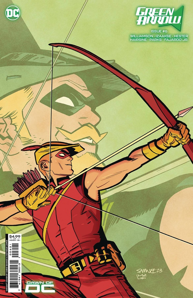 Green Arrow #6 (Cover B Chris Samnee Card Stock Variant)