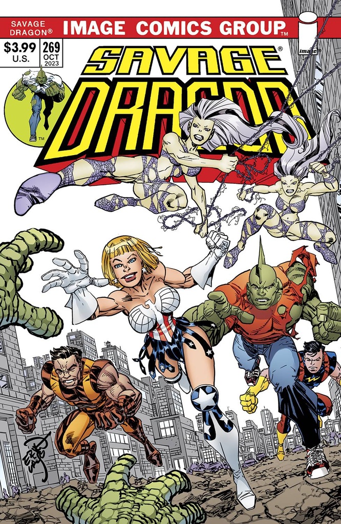 Savage Dragon #269 (Cover B Erik Larsen 70s Trade Dress Variant)