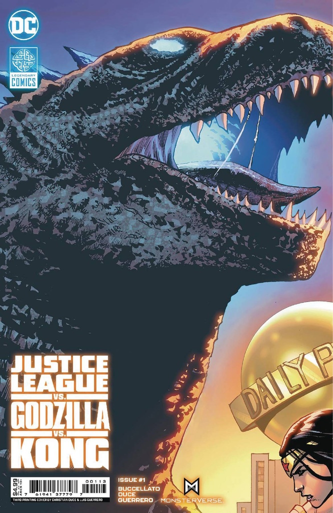 Justice League vs. Godzilla vs. Kong #1 of 7 (Final Printing)