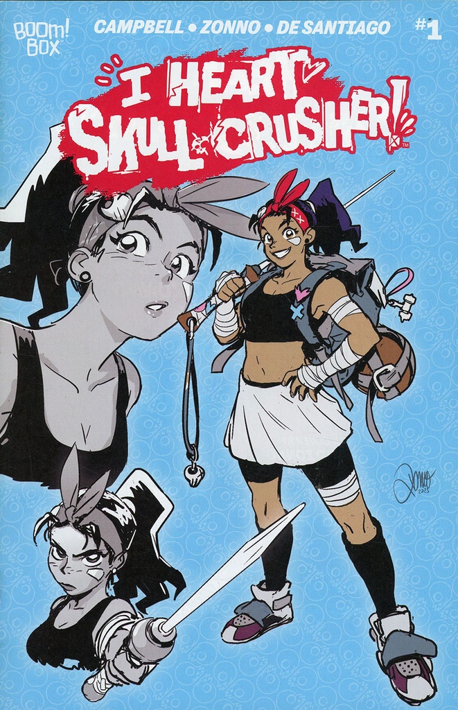 I Heart Skull-Crusher #1 (2nd Printing Alessio Zonno Variant)