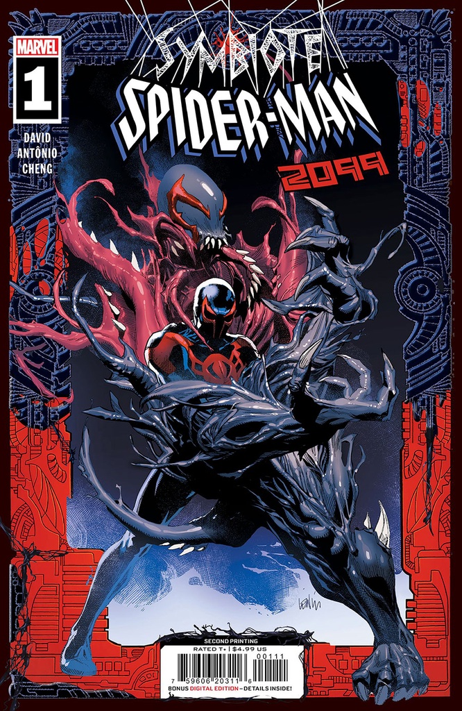 Symbiote Spider-Man 2099 #1 of 5 (2nd Printing Yu Leinil Variant)