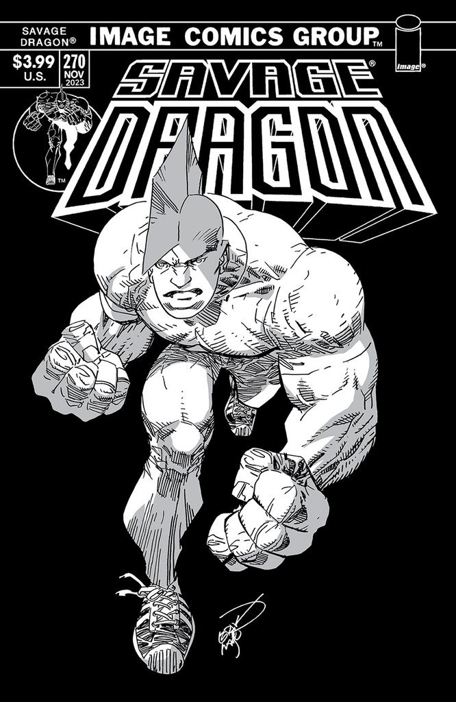 Savage Dragon #270 (Cover B Erik Larsen 70s Trade Dress Variant)