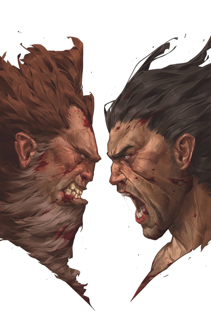 Barbaric vs. Deathstalker #1 (Cover E John Patrick Ganas Premium Variant)