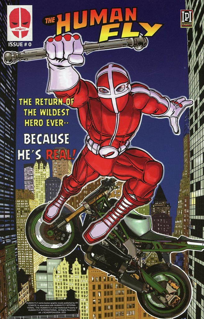 The Human Fly #0 (Cover B J Scherpenhuizen New Costume Variant)