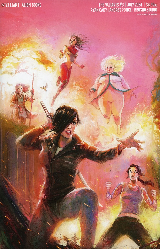 The Valiants #3 of 4 (Cover D Nico Di Mattia Virgin Variant)