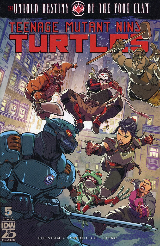Teenage Mutant Ninja Turtles: Untold Destiny of the Foot Clan #5 (Cover B Ariel Medel)