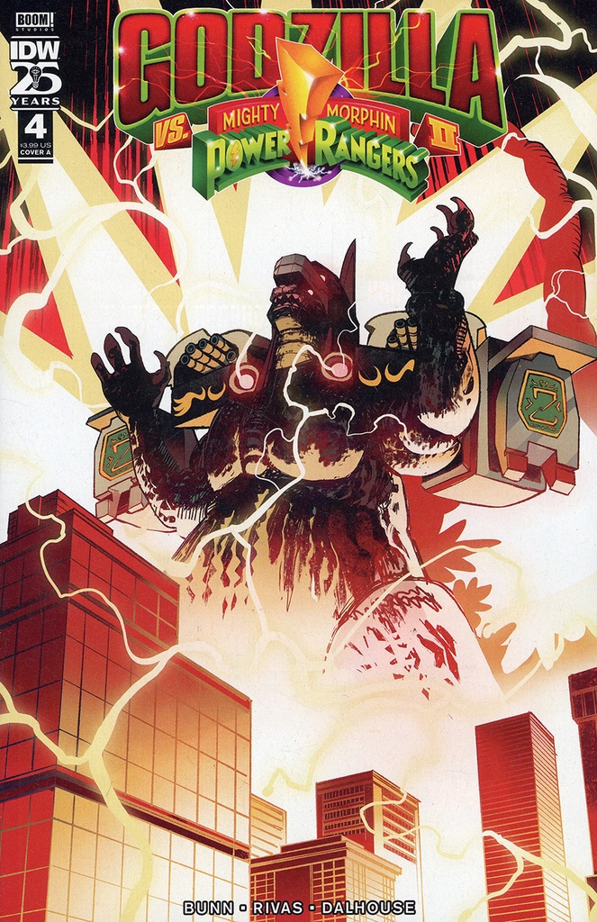 Godzilla vs. The Mighty Morphin Power Rangers II #4 (Cover A Baldemar Rivas)