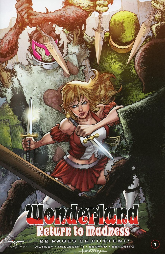 Wonderland: Return to Madness #1 of 3 (Cover B Harvey Tolibao)